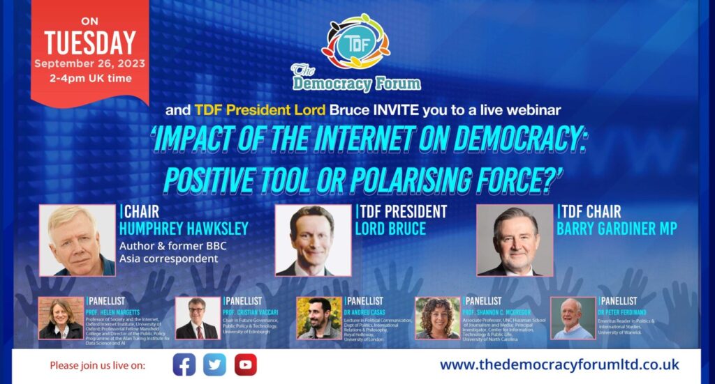 Democracy in the digital age - The Democracy Forum