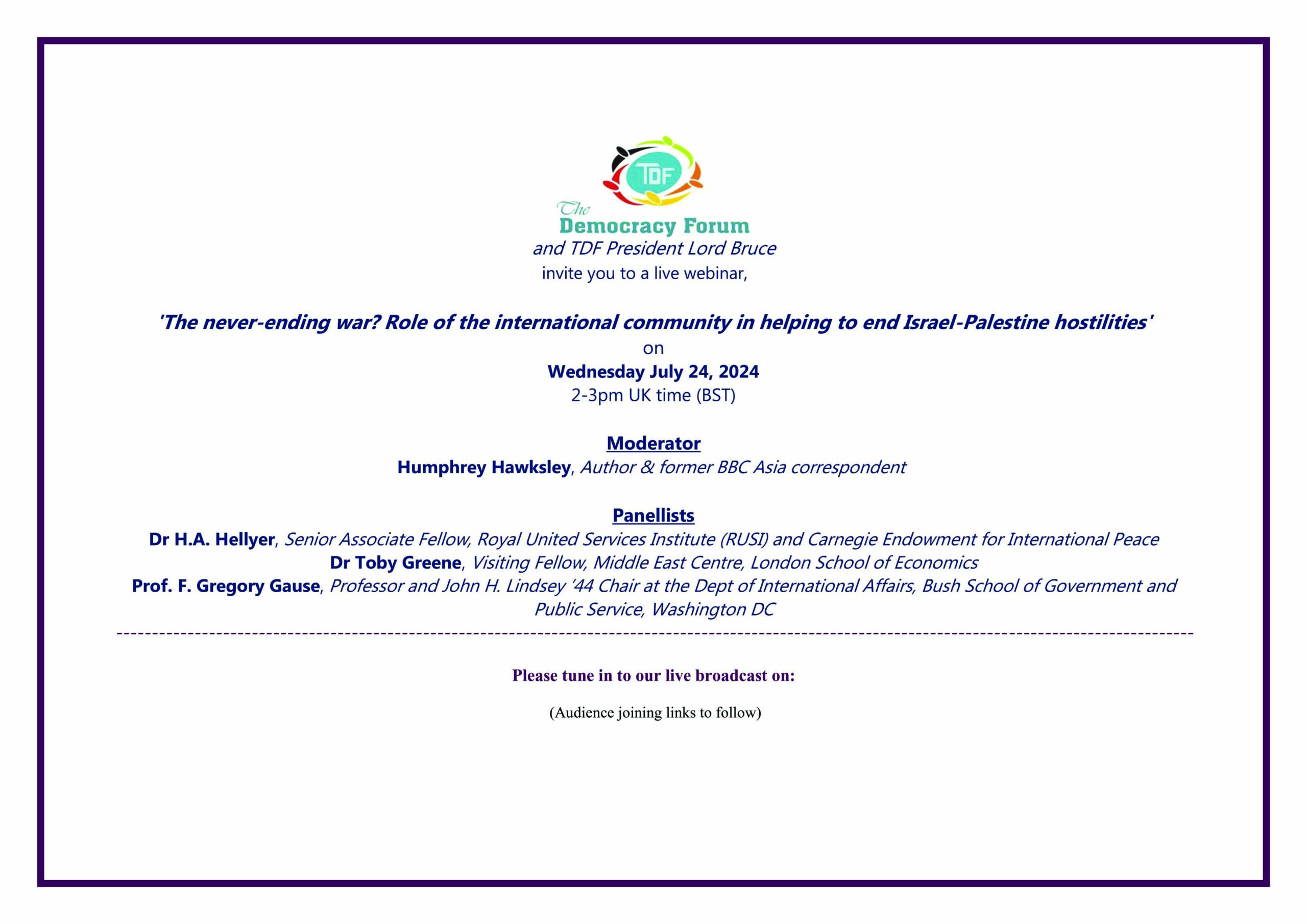 Draft program for July 2024 webinar copy